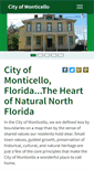 Mobile Screenshot of cityofmonticello.us