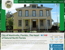 Tablet Screenshot of cityofmonticello.us